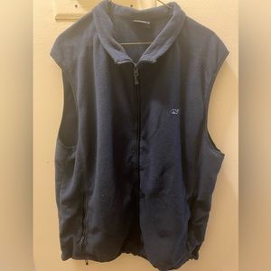 Vineyard Vines Navy Fleece Vest